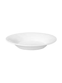 Assiette à pâtes Constance, 2 pièces, Grès cérame, Blanc, Ø 27 x haut. 4 cm