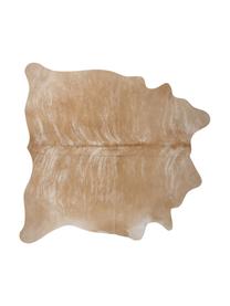 Tappeto in pelle di mucca Anna, Pelle di mucca, Beige, Pelle di mucca unica 1090, 160 x 180 cm