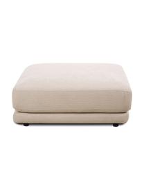 Sofa-Hocker Jasmin, Bezug: 85% Polyester, 15% Nylon , Gestell: Massives Fichtenholz FSC-, Füße: Kunststoff, Webstoff Beige, B 105 x H 43 cm