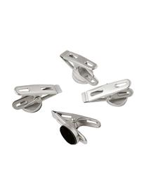 Pince magnétique Clips, 4 pièces, Métal magnétique, Métal, larg. 2 x haut. 5 cm