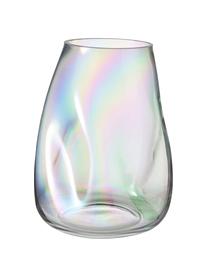 Ručne fúkaná sklenená váza Rainbow, Fúkané sklo, Viacfarebná, Ø 20 x V 35 cm