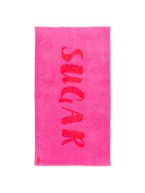 Serviette de plage Sugar, Rose vif, rouge