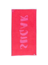 Strandlaken Sugar, Roze, rood, 100 x 180 cm