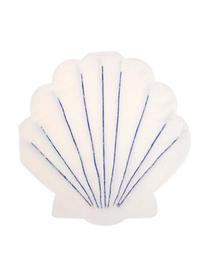 Papieren servetten Shellby, 16 stuks, Papier, Wit, blauw, 25 x 25 cm