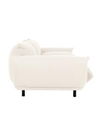 Sofa Saga (3-Sitzer) in Beige mit Metall-Füssen, Bezug: 100% Polyester 35.000 Sch, Gestell: Massives Birkenholz, Webstoff Beige, B 232 x T 103 cm