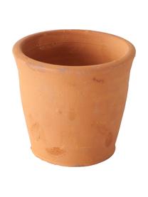 XS plantenpot Turino, Houder: metaal, Terracotta, metaal, Ø 12 x H 12 cm