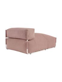 Sacco letto da esterno Square, Rivestimento: poliestere, polipropilene, Struttura: alluminio laccato, Rosa, Larg. 101 x Prof. 165 cm