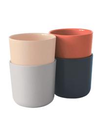 Set de tazas Bambino, 4 pzas., Fibras de bambú, melamina, apto para alimentos
Libre de BPA, PVC y ftalatos, Salmón, gris claro, gris, rojo terracota, 250 ml