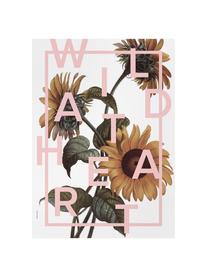Digitale print Wild At Heart, Papier, 200 g/m², Multicolour, 50 x 70 cm