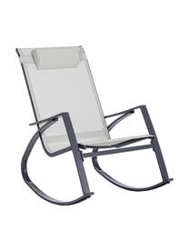 Schommelstoel Demid met verstelbare hoofdsteun, Frame: gefosfateerd en gepoederc, Bekleding: Textilene, Antraciet, B 95 x D 61 cm