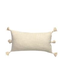 Poszewka na poduszkę  boho Hera, 100% bawełna, Odcienie kremowego, S 30 x D 60 cm