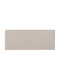 Gepolstertes Samt-Kopfteil Adrio in Beige, Bezug: 100% Polyestersamt, Gestell: Holz, Metall, Samt Beige, B 160 x H 64 cm