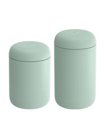 Tazza caffè termica Carter, Struttura: acciaio inossidabile, Coperchio: plastica, Verde menta, Ø 9 x Alt. 16 cm, 450 ml