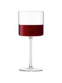 Verre à vin rouge carré soufflé bouche Otis, 4 pièces, Verre, Transparent, Ø 8 x haut. 19 cm, 310 ml