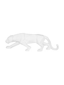 Oggetto decorativo Origami Panther, Materiale sintetico, Bianco, Larg. 48 x Alt. 15 cm