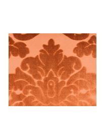 Cuscino con imbottitura in velluto Chateau, Rivestimento: velluto di poliestere, Arancione, Larg. 50 x Lung. 50 cm