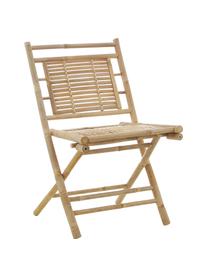 Krzesło składane ogrodowe z drewna bambusowego Tropical, 2 szt., Drewno bambusowe, Brązowy, S 45 x G 55 cm