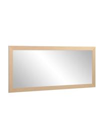 Miroir mural avec cadre en bois Yvaine, Beige, larg. 81 x haut. 181 cm