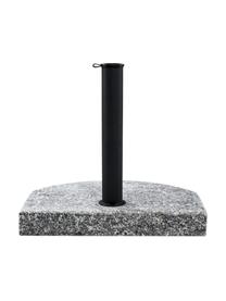 Supporto per ombrellone The Rock, Granito, acciaio rivestito, Grigio, nero, Larg. 40 x Alt. 33 cm