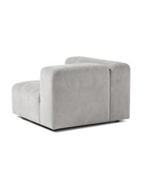 Modulo angolare Lena, Rivestimento: tessuto (88% poliestere, , Struttura: legno di pino, legno lami, Piedini: plastica, Tessuto grigio chiaro, Larg. 105 x Prof. 106 cm, angolo a sinistra