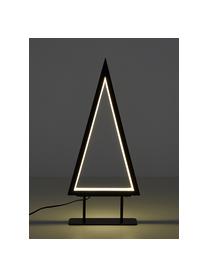LED Leuchtobjekt Ropelight, Gestell: Metall, lackiert, Schwarz, B 16 x H 36 cm