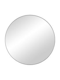 Runder Wandspiegel Ivy mit weißem Metallrahmen, Rahmen: Metall, pulverbeschichtet, Rückseite: Mitteldichte Holzfaserpla, Spiegelfläche: Spiegelglas, Weiß, Ø 100 x T 3 cm