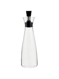 Designer Essig- und Öl-Spender Eva Solo, Glas, Edelstahl, Kunststoff, Transparent, Schwarz, Edelstahl, 0,5 l