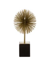 Dekoracja z marmurową podstawą Marball, Nogi: marmur, Odcienie złotego, czarny marmur, Ø 15 x W 30 cm