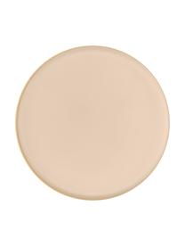 Dienblad Arla, Gecoat metaal, Beige, Ø 41 cm