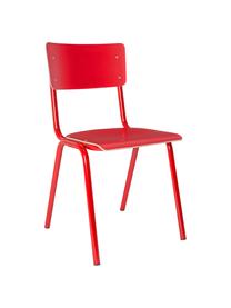 Silla Back to School, Patas: metal, pintado en polvo, Rojo, An 43 x F 49 cm