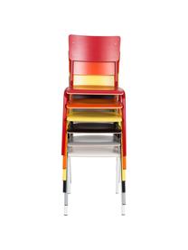 Silla Back to School, Patas: metal, pintado en polvo, Rojo, An 43 x F 49 cm