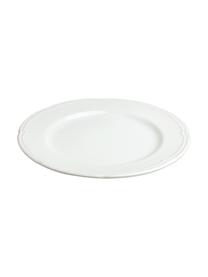 Plytký tanier z porcelánu Ouverture, 6 ks, Porcelán, Biela, Ø 27 cm