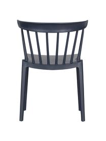 Krzesło ogrodowe Bliss, Polipropylen, Niebieski, S 52 x G 53 cm