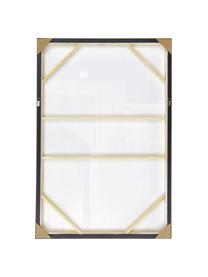 Canvasprint Shapes, Frame: eucalyptushout, MDF, Afbeelding: canvas, Zwart, bruin, beige, B 82 x H 122 cm