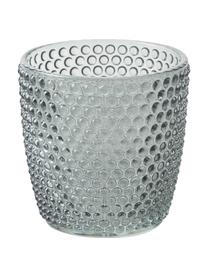 Teelichthalter-Set Marilu aus Glas, 4-tlg., Glas, Grau, Ø 8 x H 8 cm