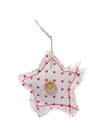 Decoratieve hangersset violet, 27-delig, Mini boom met decoratie, Rood, wit, zilverkleurig, H 60 cm