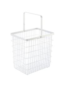 Cesta custodia Tower, Acciaio verniciato, Bianco, Larg. 41 x Alt. 39 cm