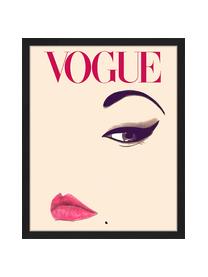 Ingelijste digitale print Oh So Lovely  Obsessions Vogue, Afbeelding: digitale print op papier,, Lijst: gelakt hout, Multicolour, B 43 cm x H 53 cm