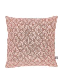 Housse de coussin 45x45 rose Cousin, 3 élém., Couleur pêche, blanc