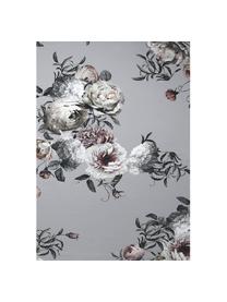 Baumwollsatin-Bettdeckenbezug Blossom, Webart: Satin Fadendichte 210 TC,, Grau, 140 x 200 cm