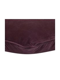 Housse de coussin en velours Dana, Aubergine