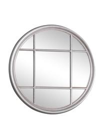 Miroir mural rond argent Eccleston, Couleur argentée, Ø 100 x prof. 4 cm