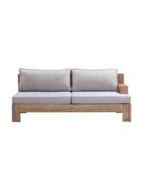 Komplet mebli ogrodowych z drewna akacjowego Joshua, 4 elem., Tapicerka: 100% poliester (odporny n, Stelaż: lite drewno akacjowe, Drewno akacjowe, szary, S 246 x G 80 cm
