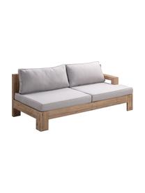 Komplet mebli ogrodowych z drewna akacjowego Joshua, 4 elem., Tapicerka: 100% poliester (odporny n, Stelaż: lite drewno akacjowe, Drewno akacjowe, szary, S 246 x G 80 cm
