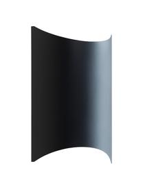 Aplique LED para exterior Lagasco, Lámpara: acero galvanizado, Negro, An 19 x F 28 cm