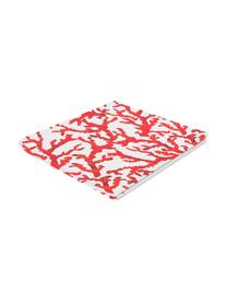 Nappe en coton rouge Estran, Rouge, blanc