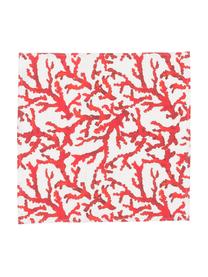 Nappe en coton rouge Estran, Rouge, blanc