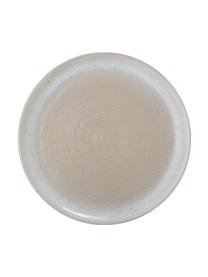 Mělký talíř s ručně provedenou glazurou Taupe, 2 ks, Šedá