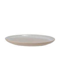 Assiette plate émail moucheté Taupe, 2 pièces, Gris