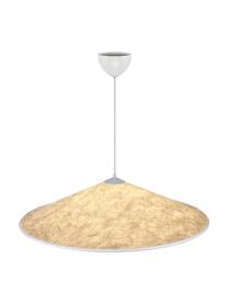 Veľká závesná lampa Hill, Krémová, Ø 85 x V 22 cm